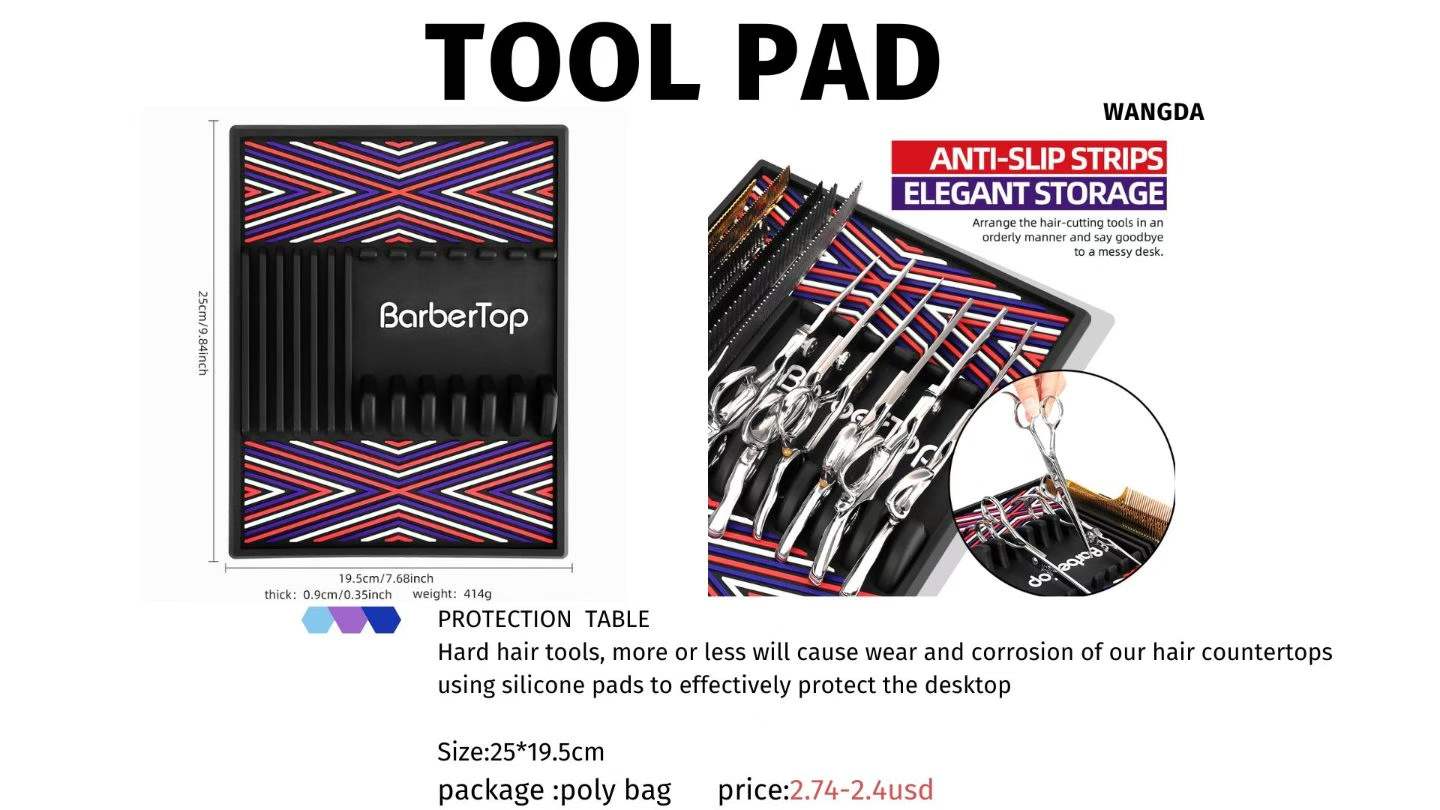 Barber Tool Organizer Mat